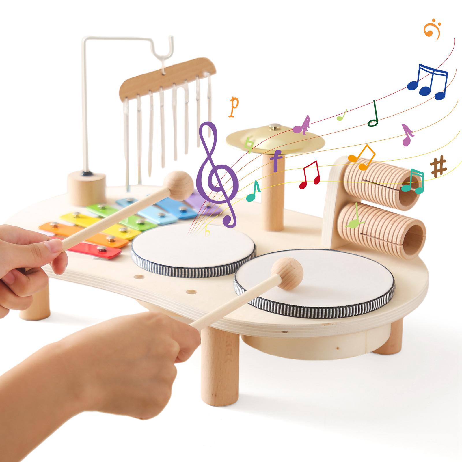 Kids Toys Xylophone - Xylophone Drum Set Learning Toy Hand