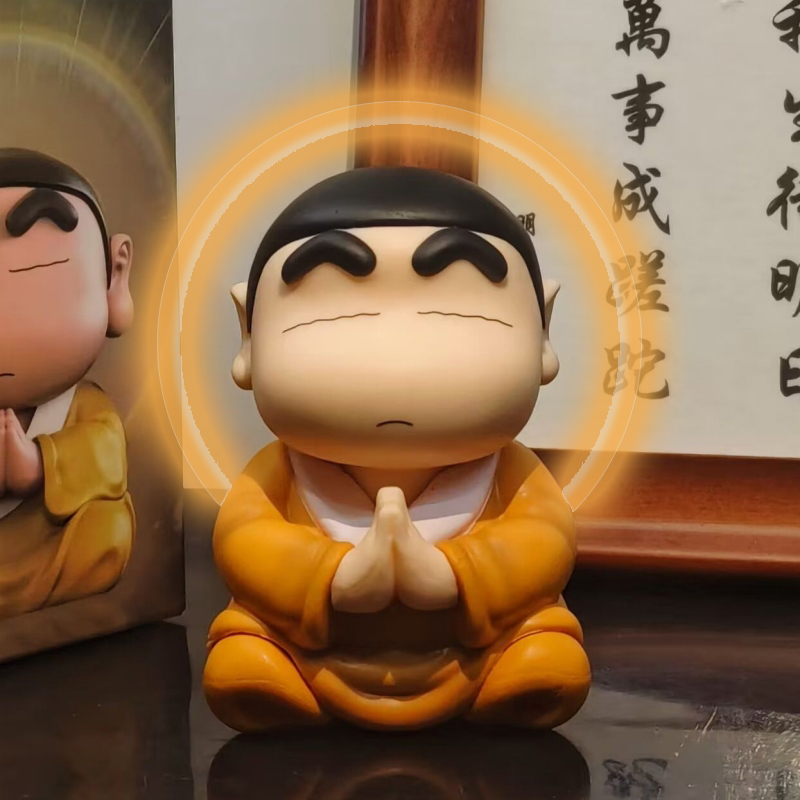 Kids Toys Latest - 8cm Crayon Shin Chan Cos Buddha