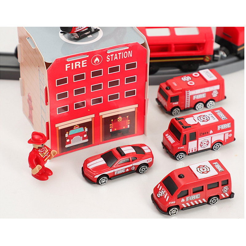 DIY Red Plastic Train Track Se - огляд і ціна Toy Train Track Set