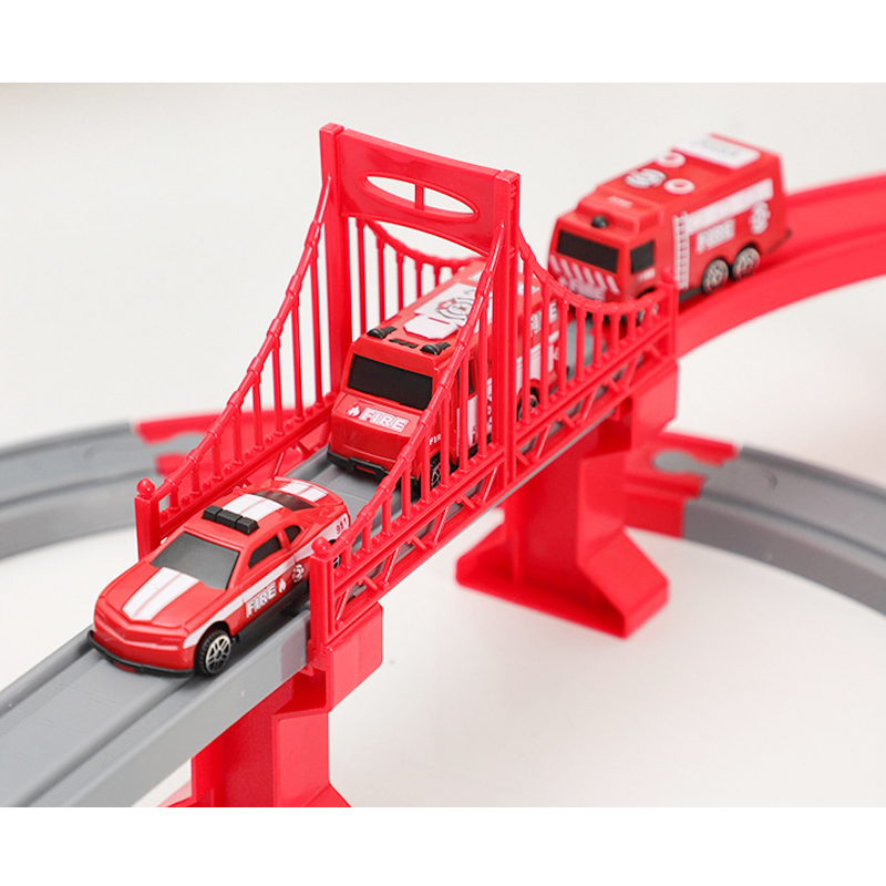 DIY Red Plastic Train Track Se - огляд і ціна Toy Train Track Set