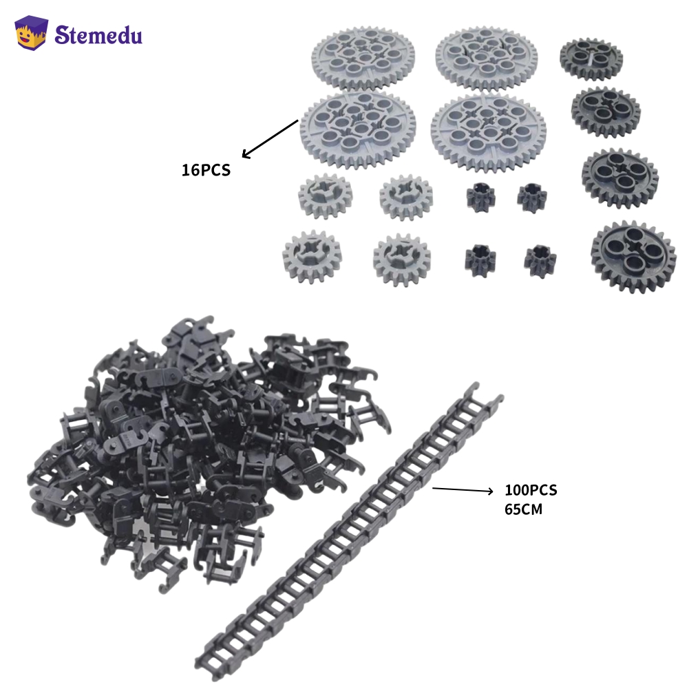 16PCS MOC Building Blocks Toot - огляд і ціна Toy Train Track Set