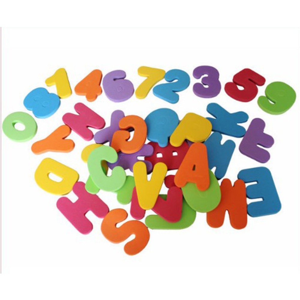 36 pcs Sticker Game Swimming P - огляд і ціна Bath Letter Number Foam