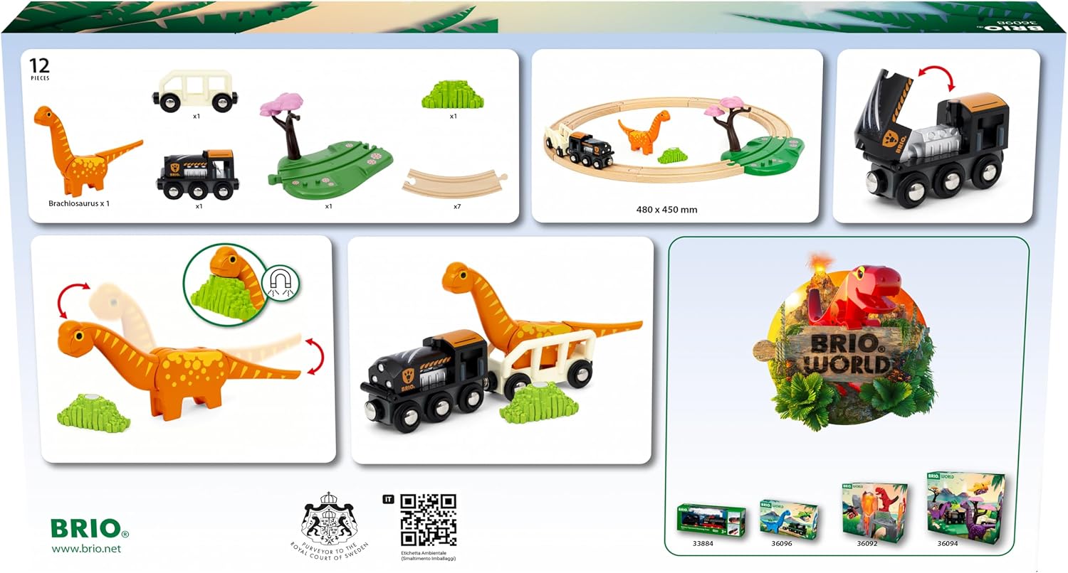 12-Piece Dinosaur Train Circle - огляд і ціна Toy Train Track Set
