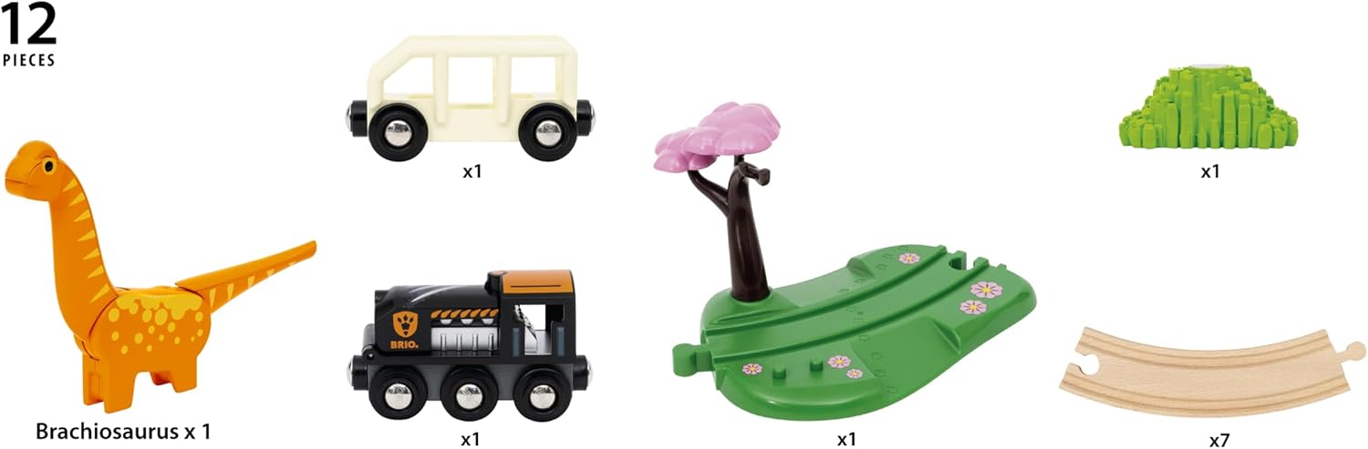 12-Piece Dinosaur Train Circle - огляд і ціна Toy Train Track Set