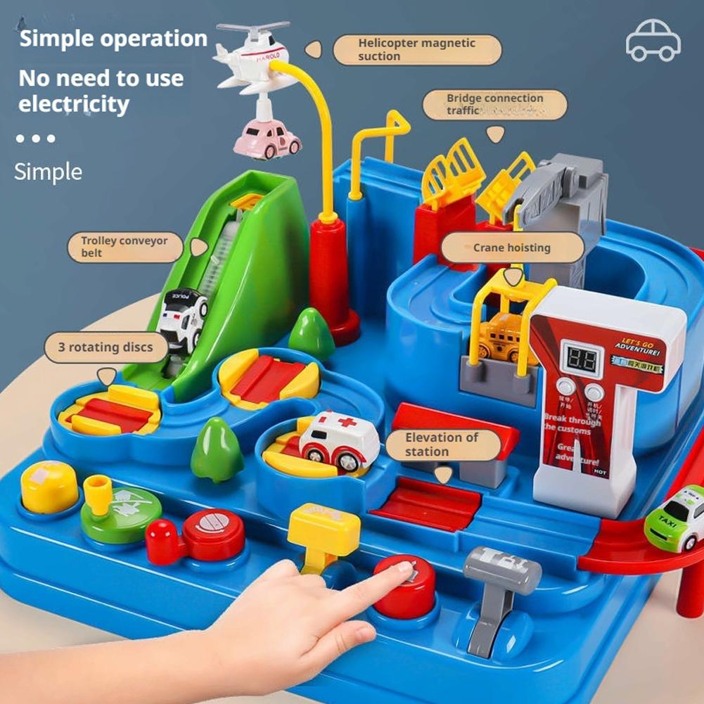 Racing Rail Car Model Train Tr - огляд і ціна Toy Train Track Set