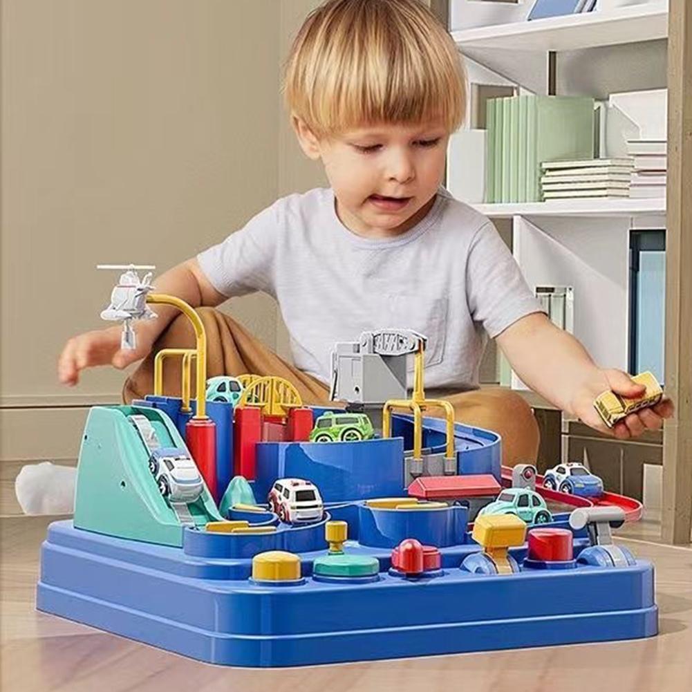 Racing Rail Car Model Train Tr - огляд і ціна Toy Train Track Set