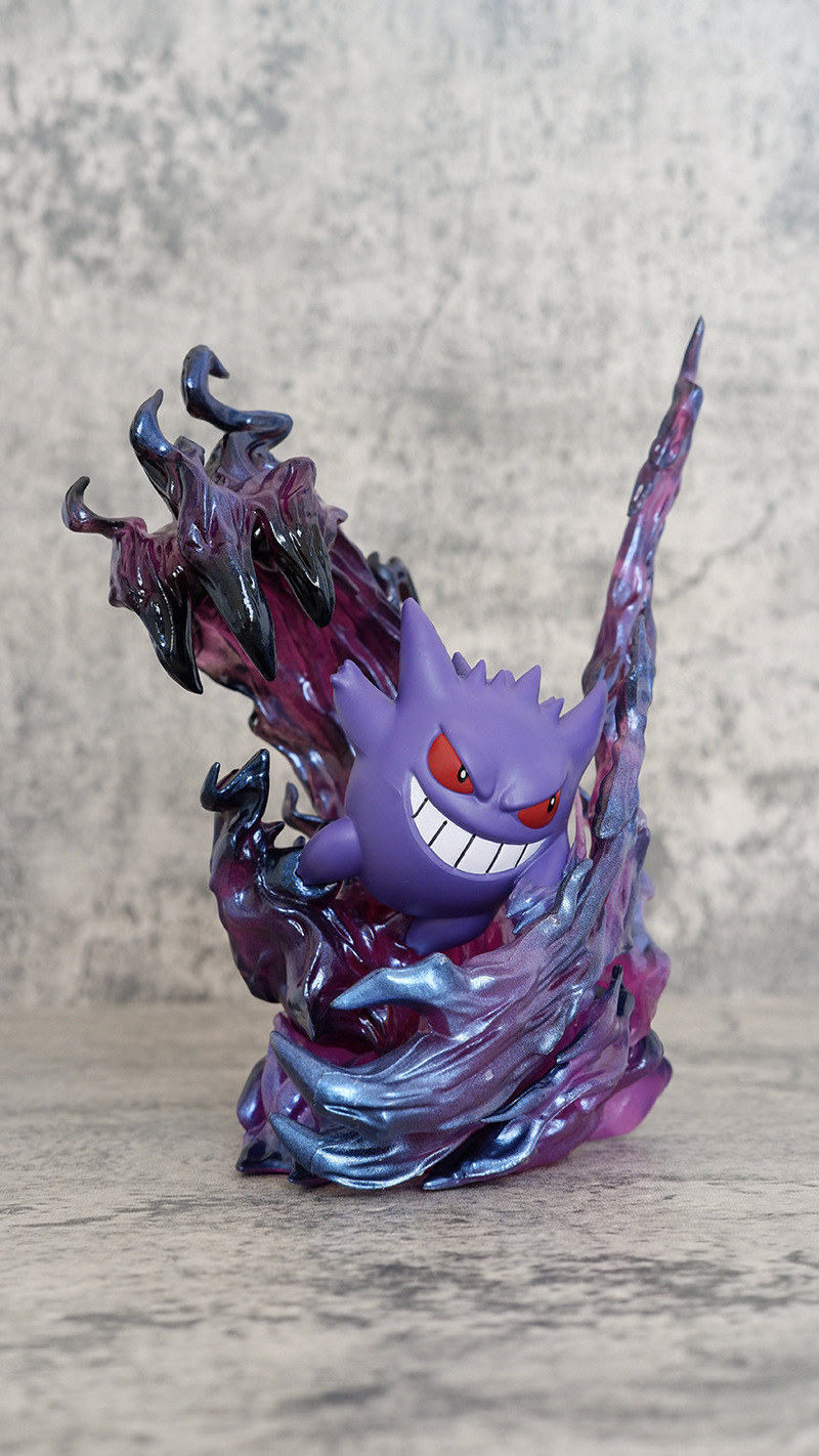 19cm Anime Pokemon Gengar Batt - огляд і ціна Kids Toys Movie