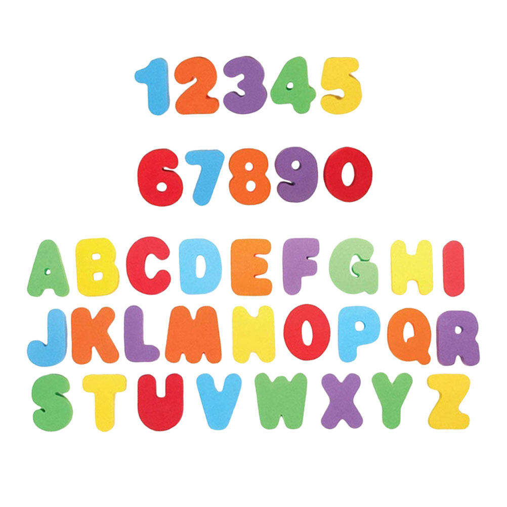 1Set Alphabet Number Bath Play - огляд і ціна Bath Letter Number Foam