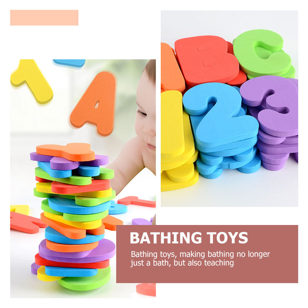 1Set Alphabet Number Bath Play - огляд і ціна Bath Letter Number Foam