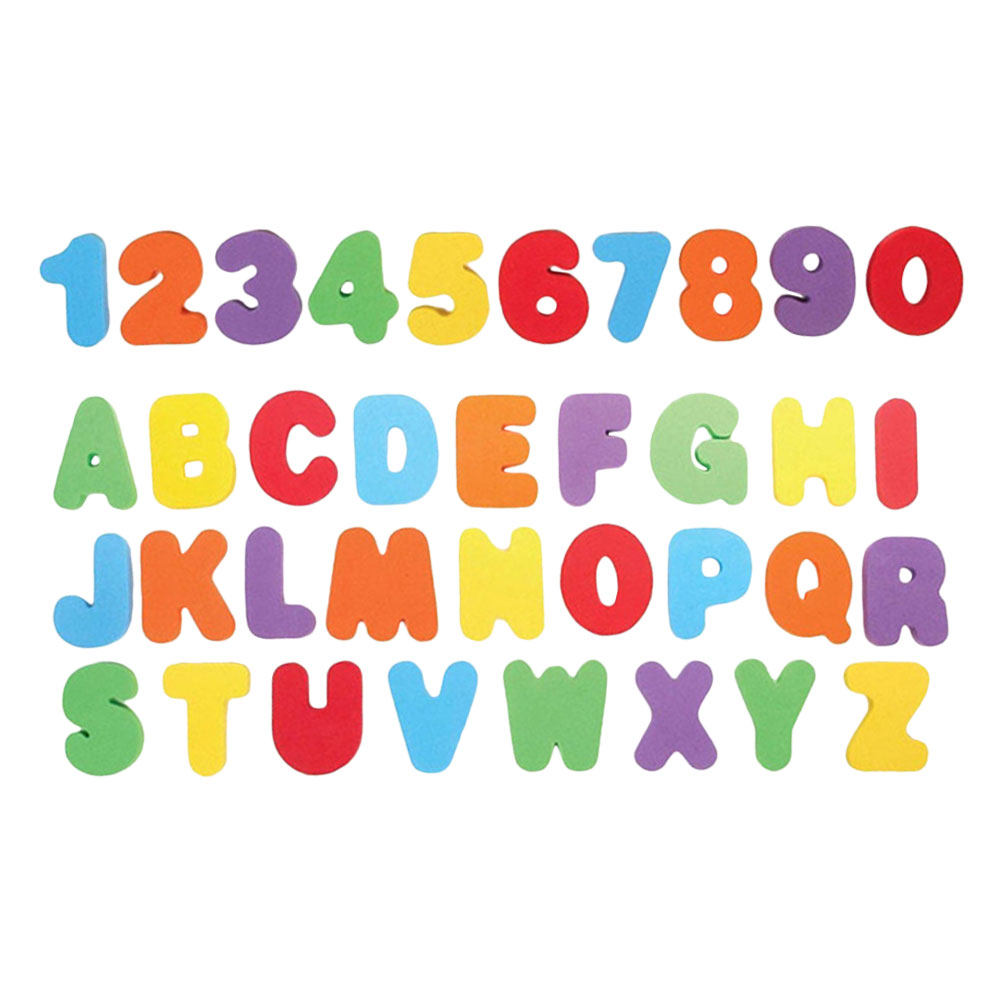 1Set Alphabet Number Bath Play - огляд і ціна Bath Letter Number Foam