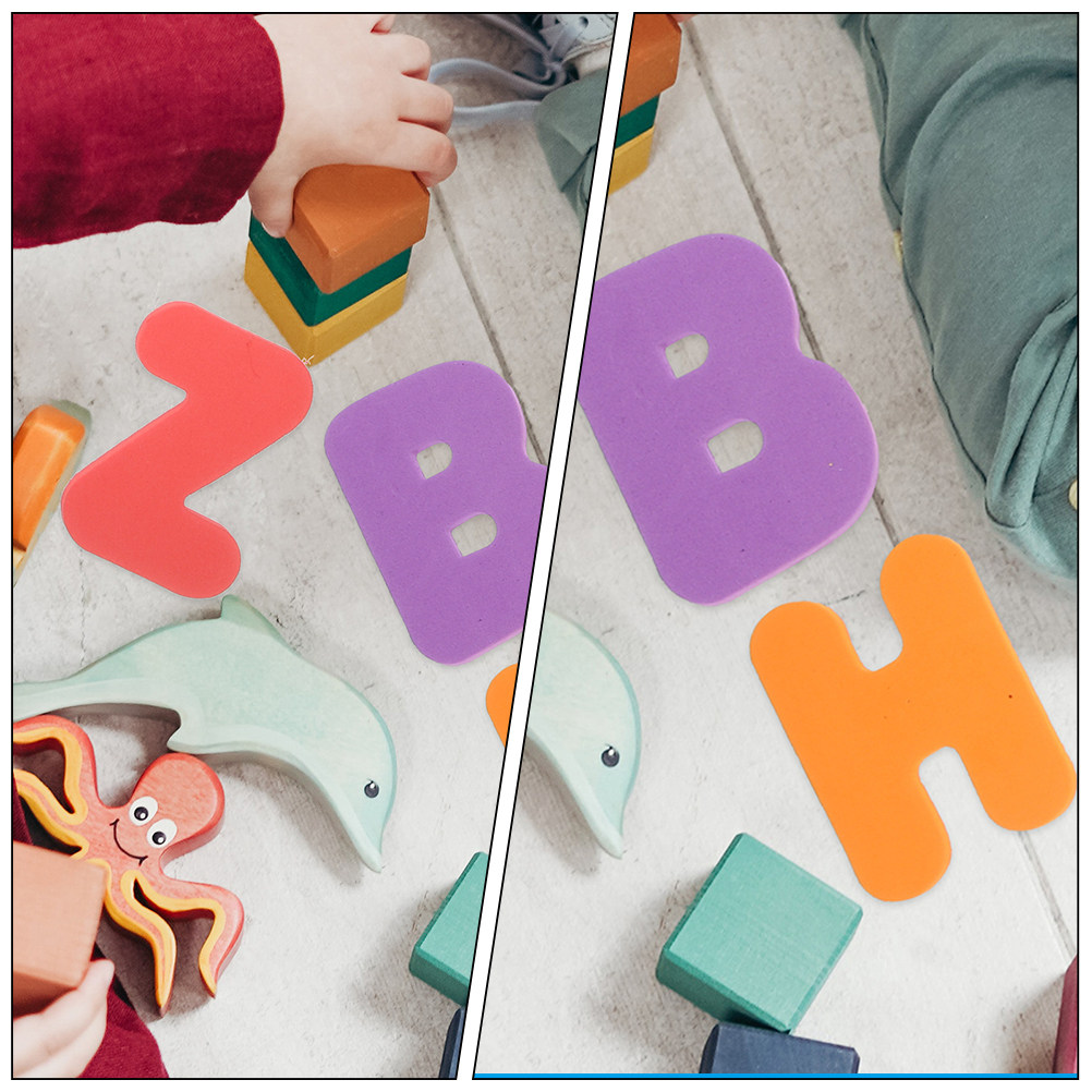 2Sets Alphabet Number Eva Foam - огляд і ціна Bath Letter Number Foam