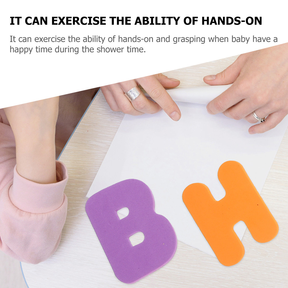 2Sets Alphabet Number Eva Foam - огляд і ціна Bath Letter Number Foam