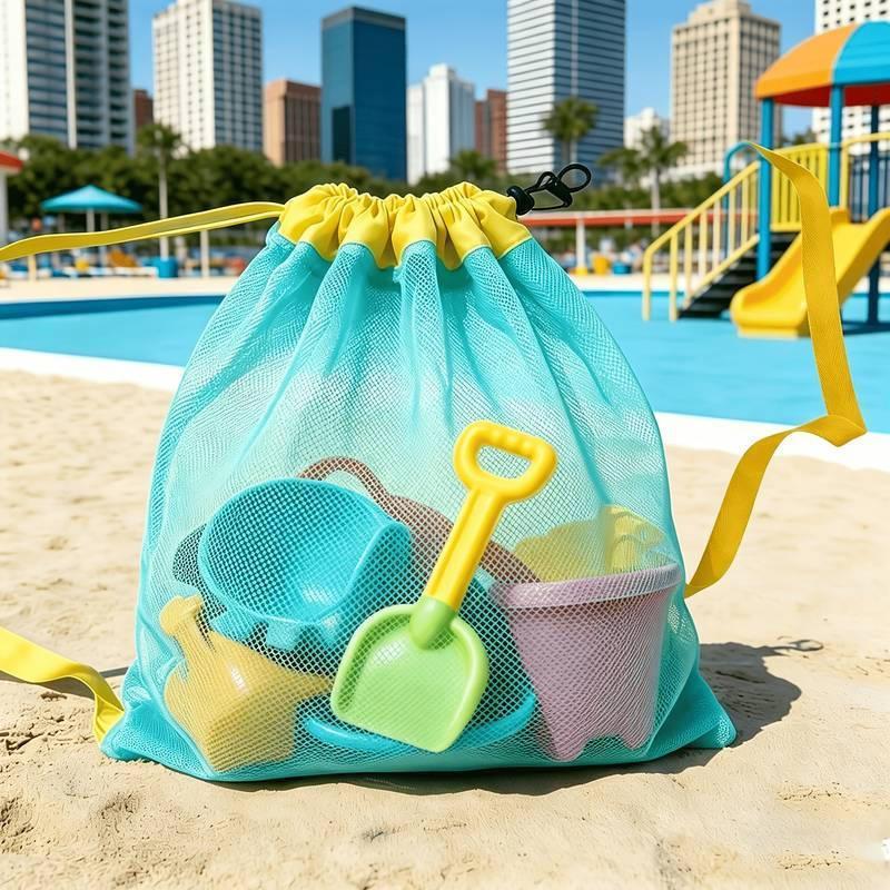 Large Capacity Portable Mesh B - огляд і ціна Kids Toys Bag