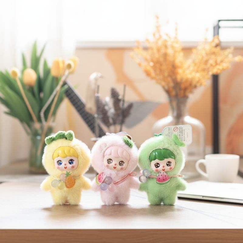 Cute Fruit Plush Doll Keychain - огляд і ціна Kids Toys Bag