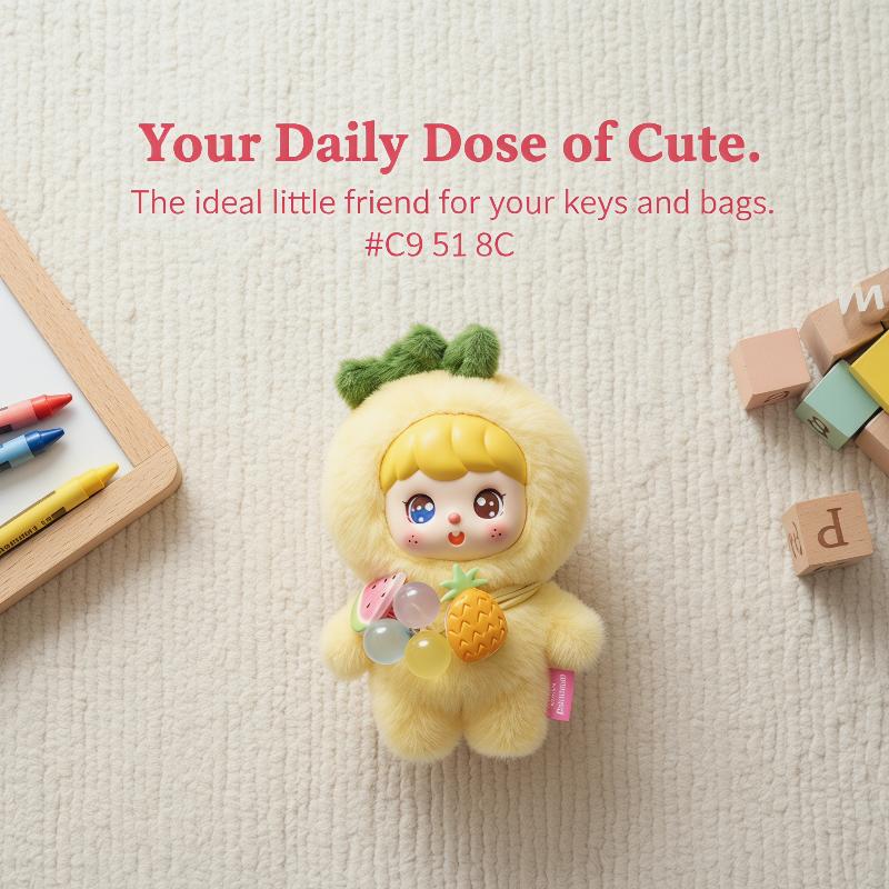 Cute Fruit Plush Doll Keychain - огляд і ціна Kids Toys Bag