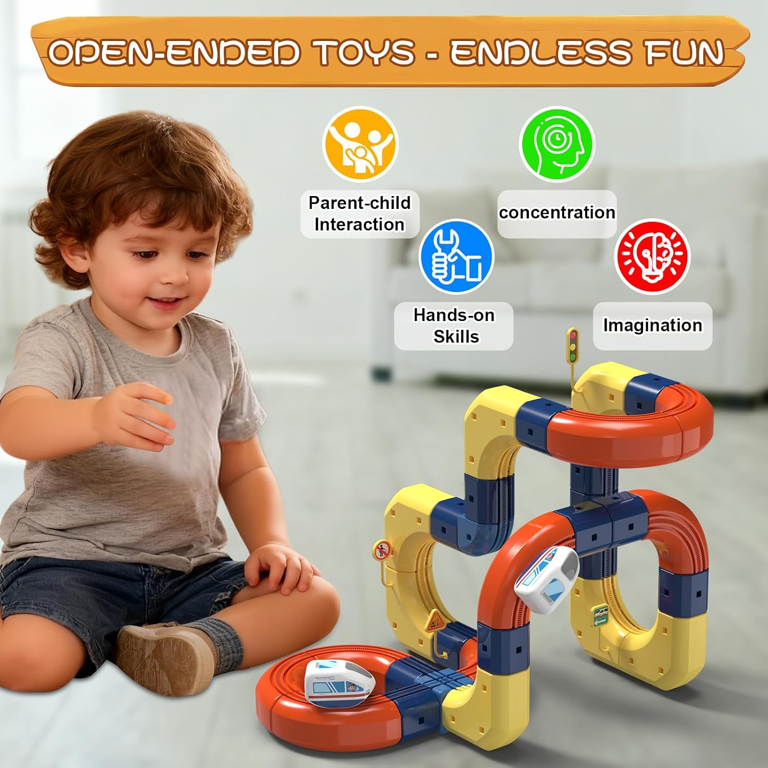 3D Magic Flexible Race Tracks  - огляд і ціна Toy Train Track Set