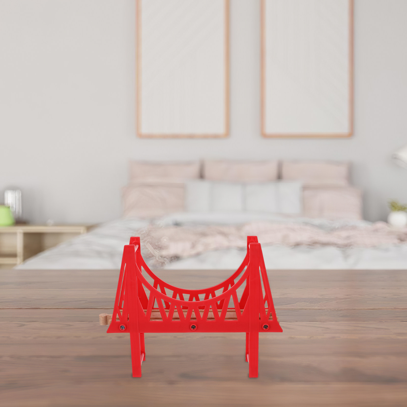 Wooden Train Track Bridge Deta - огляд і ціна Toy Train Track Set
