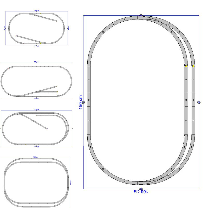 PIKO HO 1/87 Scale Track Set V - огляд і ціна Toy Train Track Set