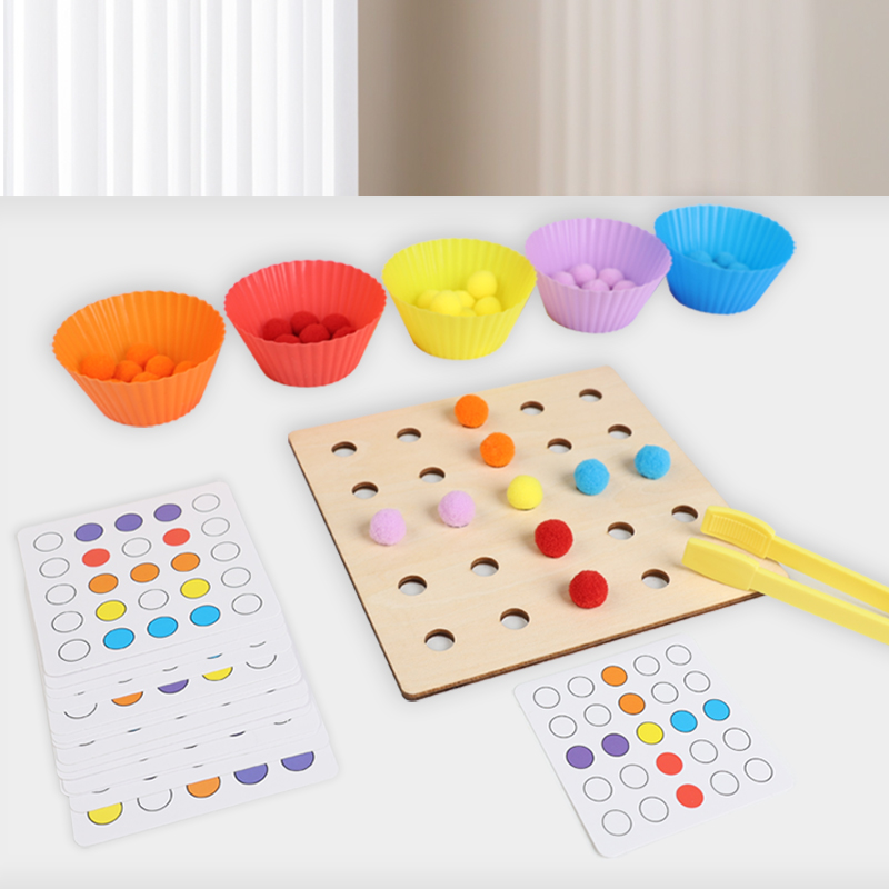 Wooden Clip Beads Toy Montesso - огляд і ціна Kid Toys Ads